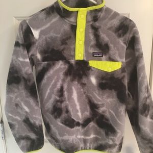 Patagonia Boys Fleece Jacket Size L - Gray